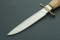 Нож Финка-2 Вача карельская береза, elmax, латунь : фото 3