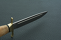 Нож Финка-2 Вача карельская береза, elmax, латунь : фото 8