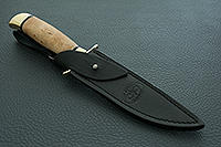 Нож Финка-2 Вача карельская береза, elmax, латунь : фото 10