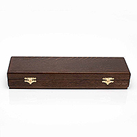 Коробка деревянная (укладка замша)