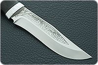 Нож Клычок-3 граб - черное дерево, 100х13м, алюминий : фото 2