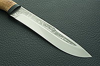 Нож Шаман-1 карельская береза, 100х13м, текстолит : фото 2