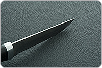 Нож Лиса граб - черное дерево, 100х13м, алюминий : фото 7