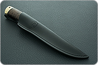 Нож Бекас стабилизированная карельская береза, elmax, латунь : фото 7