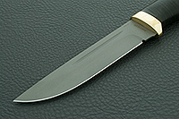 Нож Бекас наборная кожа, rwl-34, латунь : фото 3