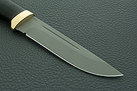 Нож Бекас наборная кожа, rwl-34, латунь : фото 4