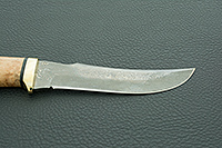 Нож Клык карельская береза, zdi-1016, латунь : фото 7