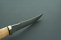 Нож Клык карельская береза, zdi-1016, латунь : фото 9