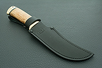 Нож Клык карельская береза, zdi-1016, латунь : фото 11