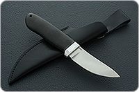 Нож Горностай граб - черное дерево, 95х18, алюминий : фото 7