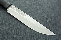 Нож Шашлычный большой граб - черное дерево, elmax, текстолит : фото 2