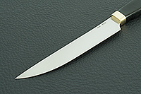 Кухонный нож Овощной рукоять текстолит, k390, латунь : фото 3