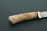 Нож Бекас кап березовый, 95х18, алюминий : фото 3