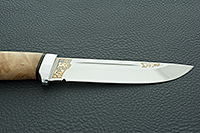 Нож Бекас кап березовый, 95х18, алюминий : фото 4