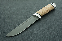 Нож Бекас карельская береза, elmax, алюминий : фото 2