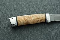 Нож Бекас карельская береза, elmax, алюминий : фото 5