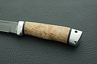 Нож Бекас карельская береза, elmax, алюминий : фото 6