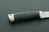 Нож Бекас стабилизированная карельская береза, 95х18, нержавеющая сталь : фото 5