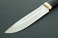 Нож Селигер граб - черное дерево, elmax, латунь : фото 3