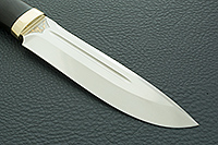 Нож Селигер граб - черное дерево, elmax, латунь : фото 4