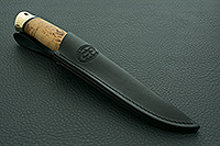 Нож Шаман-2 карельская береза, 100х13м, латунь : фото 8