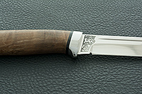 Нож Бекас стабилизированная карельская береза, 100х13м, нержавеющая сталь : фото 7