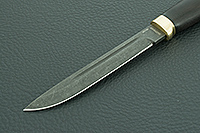 Нож Финка-3 граб - черное дерево, эп-766, латунь : фото 3