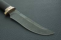 Нож Росомаха граб - черное дерево, elmax, мокуме : фото 4