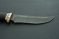 Нож Росомаха граб - черное дерево, elmax, мокуме : фото 7