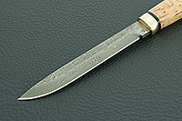 Нож Финка-3 карельская береза, zdi-1016, латунь : фото 3