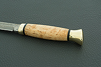 Нож Финка-3 карельская береза, zdi-1016, латунь : фото 6