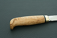 Нож Финка-Лаппи карельская береза, elmax, латунь : фото 5