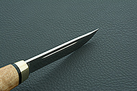 Нож Финка-Лаппи карельская береза, elmax, латунь : фото 9