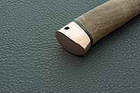 Нож Бекас кап ореховый, 95х18, медь : фото 4