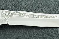 Нож Клык граб - черное дерево, 100х13м, алюминий : фото 5