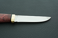 Нож Следопыт кап березовый стабилизированный, 95х18, латунь : фото 6