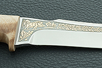 Нож Клык кап ореховый, 40x10c2m (эи-107), кап березовый : фото 8