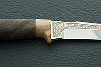 Нож Клык кап ореховый, 40x10c2m (эи-107), кап березовый : фото 11