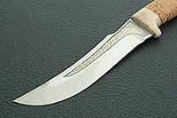 Нож Клык береста, 40x10c2m (эи-107), кап березовый : фото 3