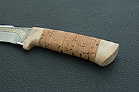Нож Клык береста, 40x10c2m (эи-107), кап березовый : фото 6