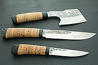 Набор Шашлычный-2 береста, 95х18, текстолит : фото 2