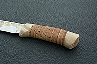 Нож Стрелец береста, 40x10c2m (эи-107), кап : фото 6