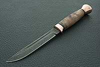 Нож Финка-3 стабилизированная карельская береза, 95х18, медь : фото 2