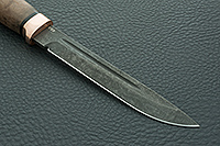 Нож Финка-3 стабилизированная карельская береза, 95х18, медь : фото 3