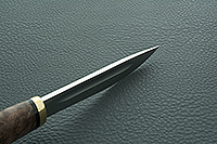 Нож Якут орех, d2, латунь : фото 8