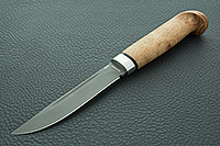 Нож Финка-Лаппи карельская береза, elmax, алюминий : фото 2