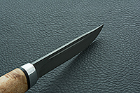 Нож Финка-Лаппи карельская береза, elmax, алюминий : фото 9