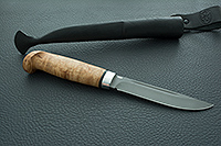 Нож Финка-Лаппи карельская береза, elmax, алюминий : фото 10