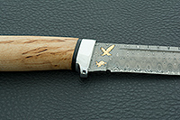 Нож Бекас карельская береза, zdi-1016, алюминий : фото 8