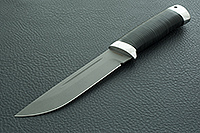 Нож Бекас наборная кожа, 100х13м, алюминий : фото 2